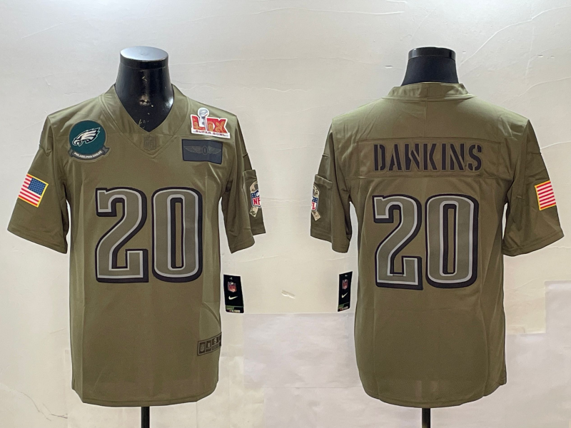 Men Philadelphia Eagles #20 Darkins green 2025 Nike NFL jersey style 112